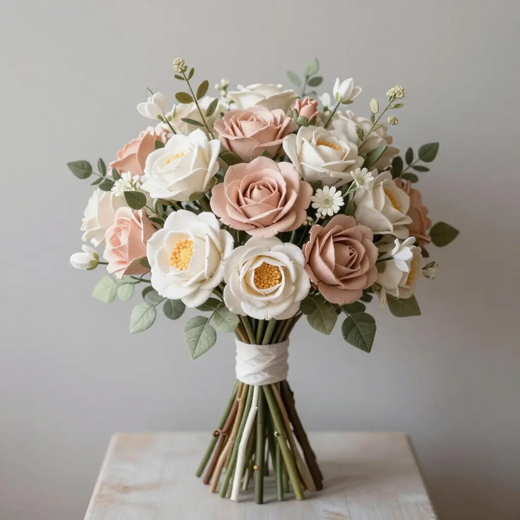 Elegant handcrafted floral bouquet